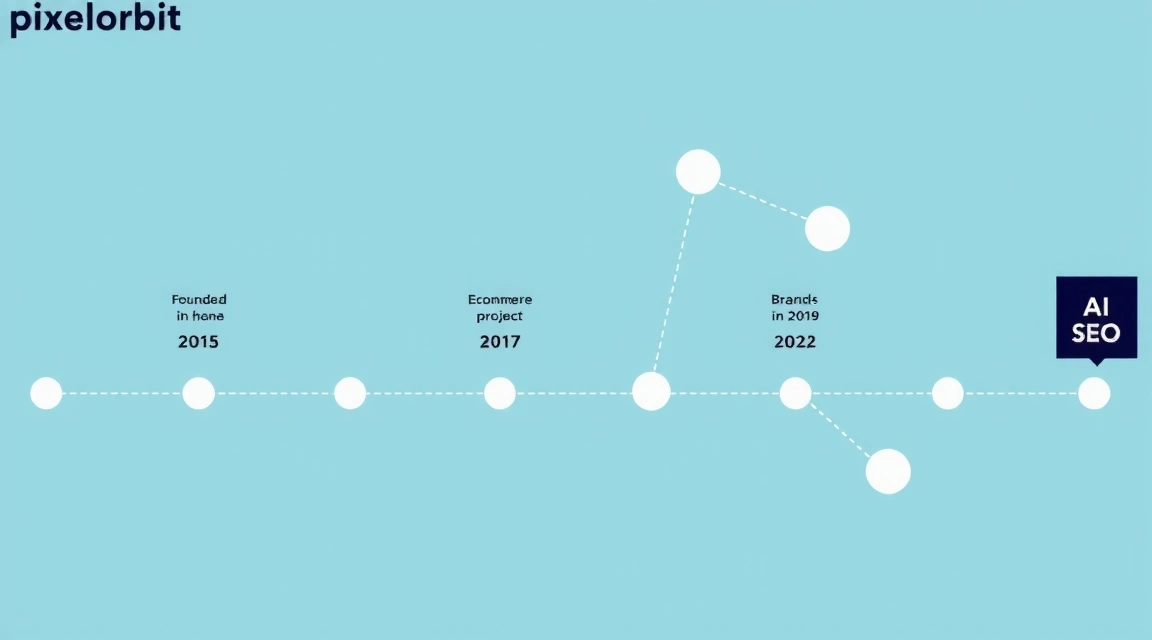 Diagramă evoluție pixelorbit cu puncte cheie