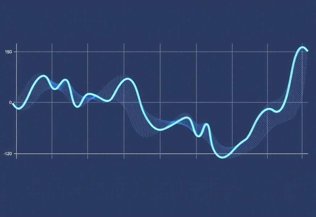 Grafic cu linii ascendente și descendente, simbolizând modificări de preț și servicii